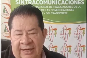 PERCY OYOLA, PRESIDENTE SINDICAL: "EL PAPEL DE LOS SINDICATOS ES MEJORAR LAS CONDICIONES DE LOS TRABAJADORES